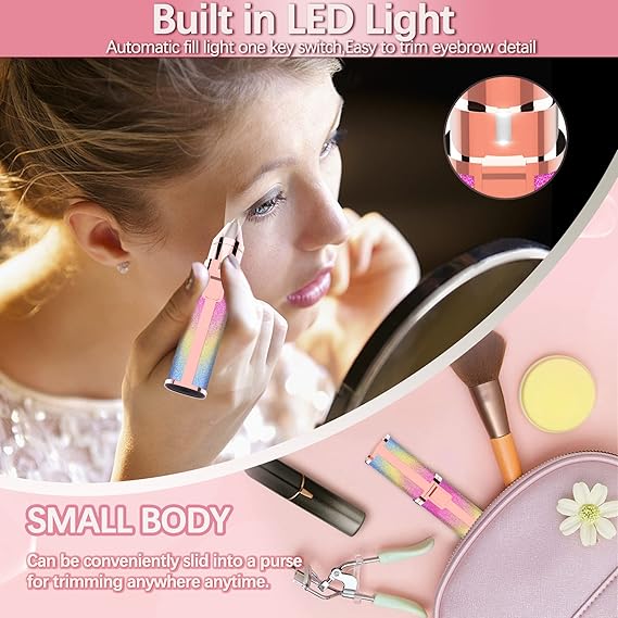 Facial Hair Removal for Women Face, Flawless Touch Hair Remover, 2 in 1 Trimmer