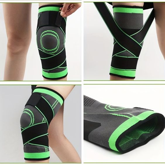 Pair Of Scientific Knee Pads  - Random color (Green , Orange or Black)