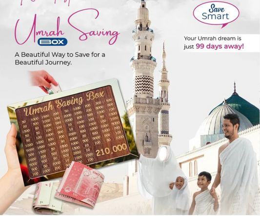 8mm High Quality Acralic Umrah Saving Box -